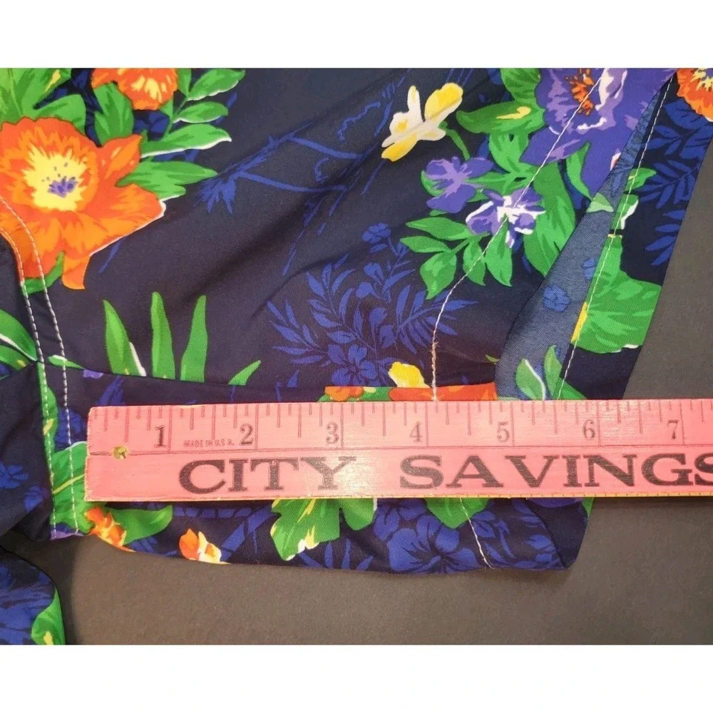 Polo Ralph Lauren‎ Mens Traveler Swim Shorts Blue Tropical Flower Size S